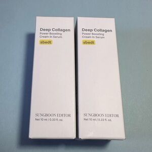 Sungboon Editor Deep Collagen Power Boosting Cream In Serum